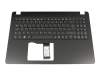 6B.HF8N2.014 original Acer keyboard incl. topcase DE (german) black/black