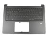 6B.H1YN1.008 original Acer keyboard incl. topcase DE (german) black/black with backlight