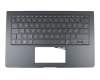 Keyboard incl. topcase DE (german) black/black with backlight original suitable for Asus ZenBook S UX391UA