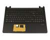 Keyboard incl. topcase DE (german) black/black original suitable for Medion Akoya E6421 (MD 99949 MSN:30020549)