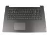 Keyboard incl. topcase DE (german) grey/grey original suitable for Lenovo V340-17IWL (81RG)