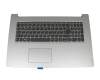 Keyboard incl. topcase DE (german) grey/silver original suitable for Lenovo IdeaPad L340-17API (81LY)