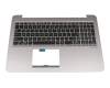 13NB0CB1AM201 original Asus keyboard incl. topcase US (english) black/grey with backlight