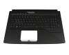 Keyboard incl. topcase DE (german) black/black with backlight original suitable for Asus ROG Strix SCAR GL503VD