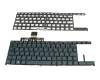 Keyboard DE (german) anthracite with backlight original suitable for Asus ZenBook Duo UX481FA