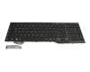 S26391-F2336-B221 original Fujitsu keyboard DE (german) black/black with backlight