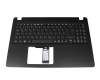Keyboard incl. topcase DE (german) black/black original suitable for Acer Extensa 15 (EX215-51K)