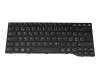 Keyboard CH (swiss) black/black matte original suitable for Fujitsu LifeBook E547