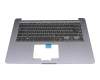 Keyboard incl. topcase DE (german) black/anthracite original suitable for Asus VivoBook S15 S510UF-BQA36T