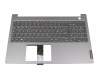 Keyboard incl. topcase DE (german) grey/grey original suitable for Lenovo ThinkBook 15 IIL (20SM)