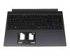 Keyboard incl. topcase DE (german) black/black with backlight original suitable for Acer Aspire 7 (A715-42G)