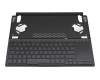 Keyboard incl. topcase DE (german) black/black with backlight original suitable for Asus ROG Zephyrus Duo 15 SE GX551QM