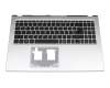 Keyboard incl. topcase DE (german) black/silver with backlight original suitable for Acer Aspire 5 (A515-56G)