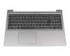 Keyboard incl. topcase DE (german) grey/silver original suitable for Lenovo IdeaPad S145-15IWL (81MV/81S9)