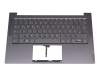 5CB1B05291 original Lenovo keyboard incl. topcase DE (german) grey/grey with backlight