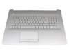 M00403-041 original HP keyboard incl. topcase DE (german) silver/silver (DVD)