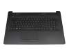 Keyboard incl. topcase DE (german) black/black (PTP/DVD) original suitable for HP 17-ca2000