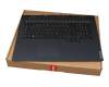 5CB1C19232 original Lenovo keyboard incl. topcase DE (german) black/blue with backlight