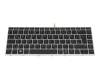 Keyboard DE (german) black/silver with backlight original suitable for HP ProBook 640 G5