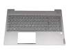 5CB0U43633 original Lenovo keyboard incl. topcase SP (spanish) grey/grey with backlight