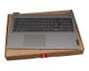 Keyboard incl. topcase DE (german) grey/grey with backlight original suitable for Lenovo ThinkBook 15p IMH (20V3)