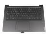 Keyboard incl. topcase DE (german) grey/anthracite original suitable for Lenovo V14-IIL (82C4)