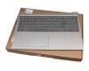 Keyboard incl. topcase FR (french) grey/silver original suitable for Lenovo IdeaPad 330S-15AST (81F9)