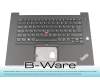 Keyboard incl. topcase DE (german) black/black with backlight and mouse-stick b-stock suitable for Lenovo ThinkPad X1 Extreme (20MF000WGE)