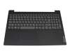 Keyboard incl. topcase DE (german) grey/grey original suitable for Lenovo IdeaPad 3-15IGL05 (82BU)