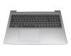 Keyboard incl. topcase DE (german) black/grey with backlight original suitable for Medion Akoya S17413 (M17AUN)