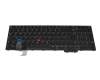 Keyboard DE (german) black/black with backlight and mouse-stick original suitable for Lenovo ThinkPad L15 Gen 3 (21C7/21C8)