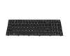 Keyboard US (english) black/black with backlight suitable for Clevo PB5x
