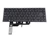 Keyboard SP (spanish) grey/grey with backlight original suitable for MSI Modern 14 B11RBSW (MS-14D2)