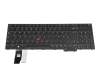 Keyboard DE (german) black/black original suitable for Lenovo ThinkPad T16 Gen 2 (21K7/21K8)