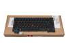 Keyboard DE (german) black/black with backlight and mouse-stick original suitable for Lenovo ThinkPad L13 Yoga Gen 4 (21FJ/21FK)