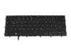 Keyboard DE (german) black/black with backlight original suitable for Dell XPS 15 (7590)