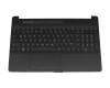 Keyboard incl. topcase DE (german) black/black (PTP) original suitable for HP 15-dw1000