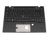 5M11H41876 original Lenovo keyboard incl. topcase DE (german) black/black with backlight and mouse-stick