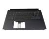 6B.Q9VN4.003 original Acer keyboard incl. topcase DE (german) black/black with backlight