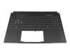 90NR0I65-R31GE0 original Asus keyboard incl. topcase DE (german) grey/grey with backlight