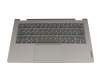 5CB1L43744 original Lenovo keyboard incl. topcase DE (german) anthracite/grey with backlight with smart pen compartment