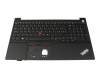 5M11A36338 original Lenovo keyboard incl. topcase CH (swiss) black/black with backlight and mouse-stick