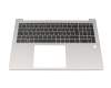 N13635-041 original HP keyboard incl. topcase DE (german) anthracite/silver with backlight