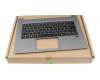 6B.H7KN1.008 original Acer keyboard incl. topcase DE (german) black/silver with backlight