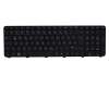 Keyboard DE (german) black/black glare original suitable for HP Pavilion dv7-6140sb (LX267EA)