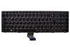 Keyboard DE (german) black/dark gray original suitable for Lenovo B570e (4760)