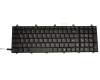 Keyboard DE (german) black/black with backlight original suitable for Medion Erazer X7831 (MS-1763)