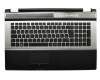 Keyboard incl. topcase DE (german) black/anthracite original suitable for Samsung RF711