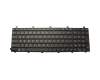Keyboard DE (german) black with backlight original suitable for Clevo P17x