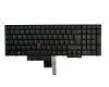 Keyboard DE (german) black/black with mouse-stick original suitable for Lenovo ThinkPad Edge E535